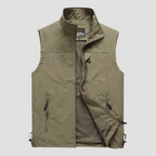 Lightweight Breathable Hiking Gilet – Multi-Pocket Outdoor Layer