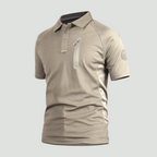 Men’s Quick-Dry Polo Shirt – Zip Pocket - Hiking & Outdoor Top