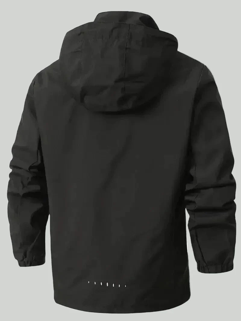 Men's Lightweight Waterproof Jacket - Packable Wind-Resistant Outdoor Rain Jacket for Hiking & Travel