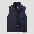 Lightweight Breathable Hiking Gilet – Multi-Pocket Outdoor Layer