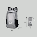 Foldable Day Backpack - Lightweight Packable Rucksack for Hiking, Travel and Outdoor Use