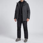 Terrabound insulated ski pants, black, front view