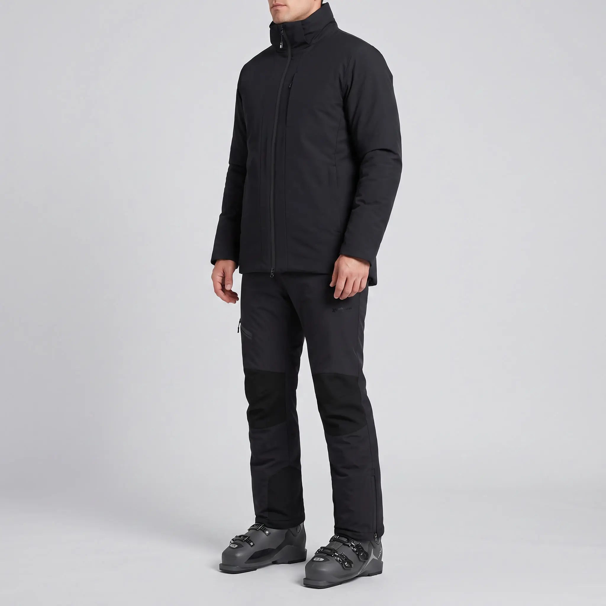 Terrabound insulated ski pants, black, side view