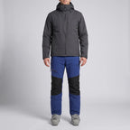 Terrabound insulated ski pants, blue, front view