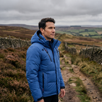 Men's Puffer Jacket - Outdoor - Blue