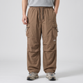 Terrabound baggy cargo trousers in Dark Khaki, front view