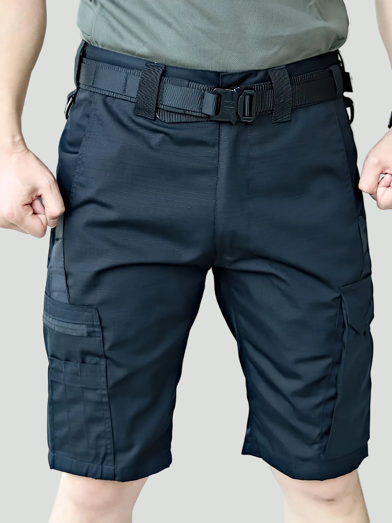 Men's Cargo Shorts - Lightweight Multi-Pocket Outdoor Shorts for Hiking, Fishing & Summer Use
