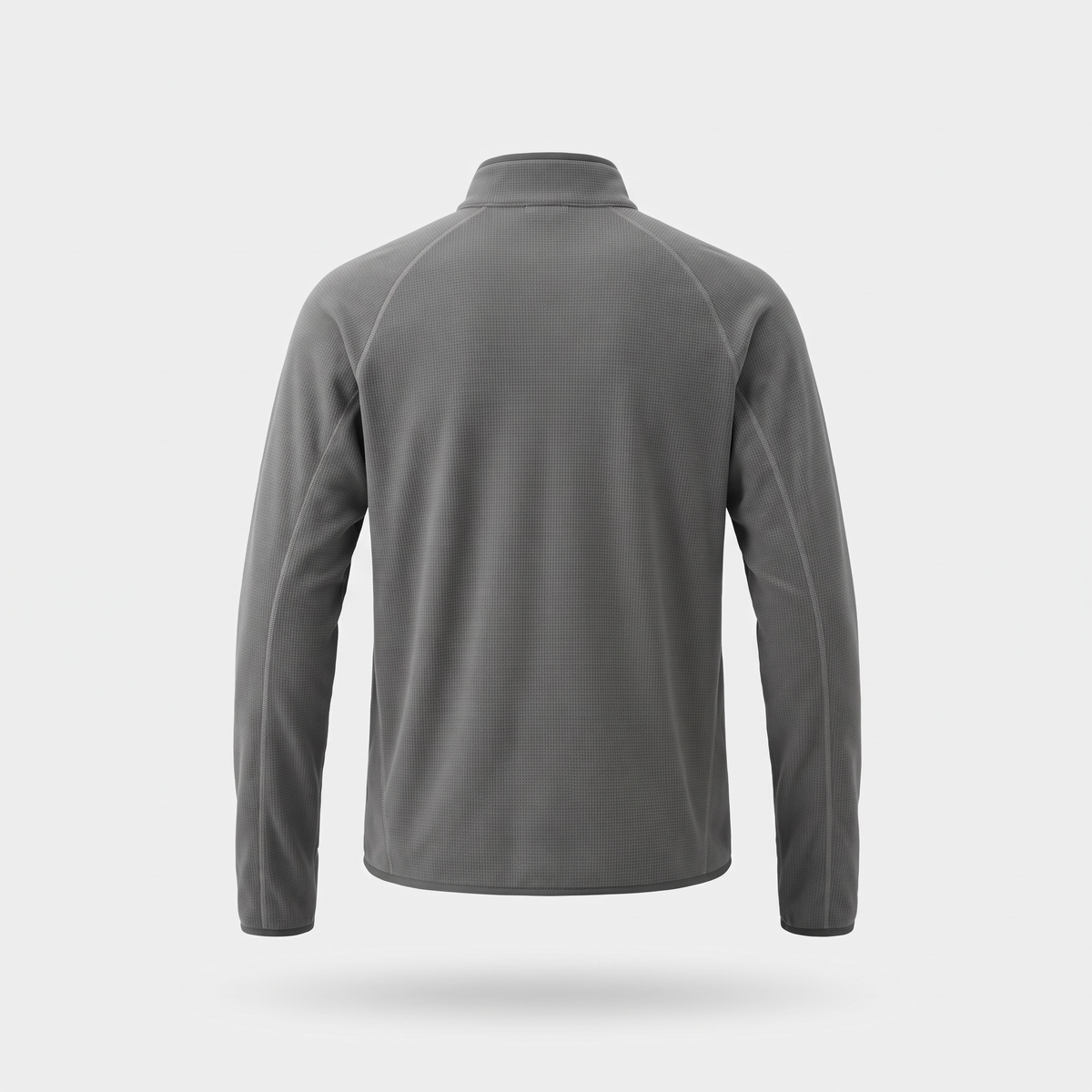 Men's Terrabound half-zip fleece in Dark Gray, back view