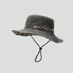 Men's Boonie Hat - Packable Wide Brim Sun Hat with Chin Strap for Hiking & Fishing