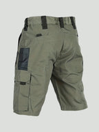 Men's Cargo Shorts - Ripstop Zip Pocket - Long Shorts, Hiking Shorts