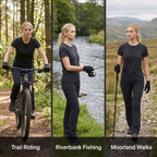 Full finger gloves for trail riding, fishing and walks