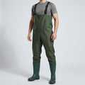 Fishing Waders with Boots - Waterproof Chest Waders for River and Pond Fishing