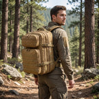 45L Hiking Backpack - Spacious MOLLE Rucksack for Camping, Trekking and Multi-Day Outdoor Use