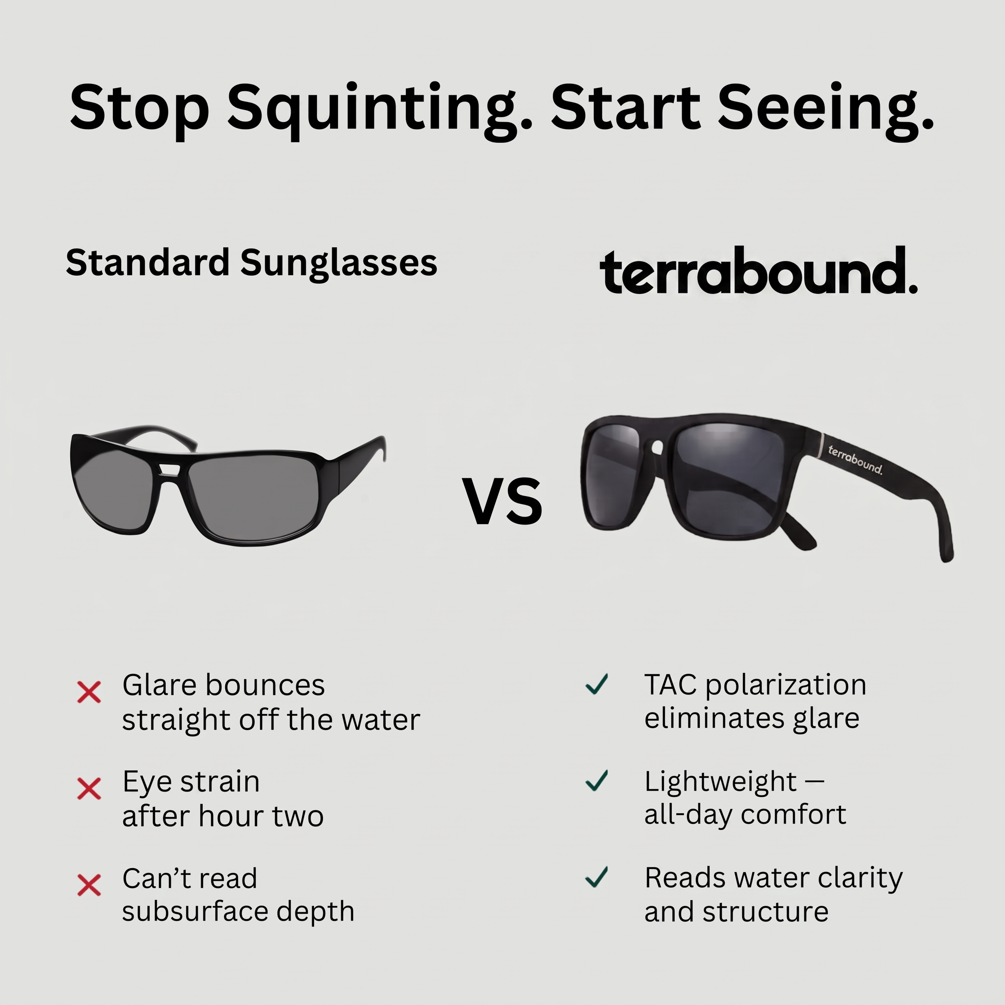 Men's Polarised Sports Sunglasses – Full-Rim Square Frame