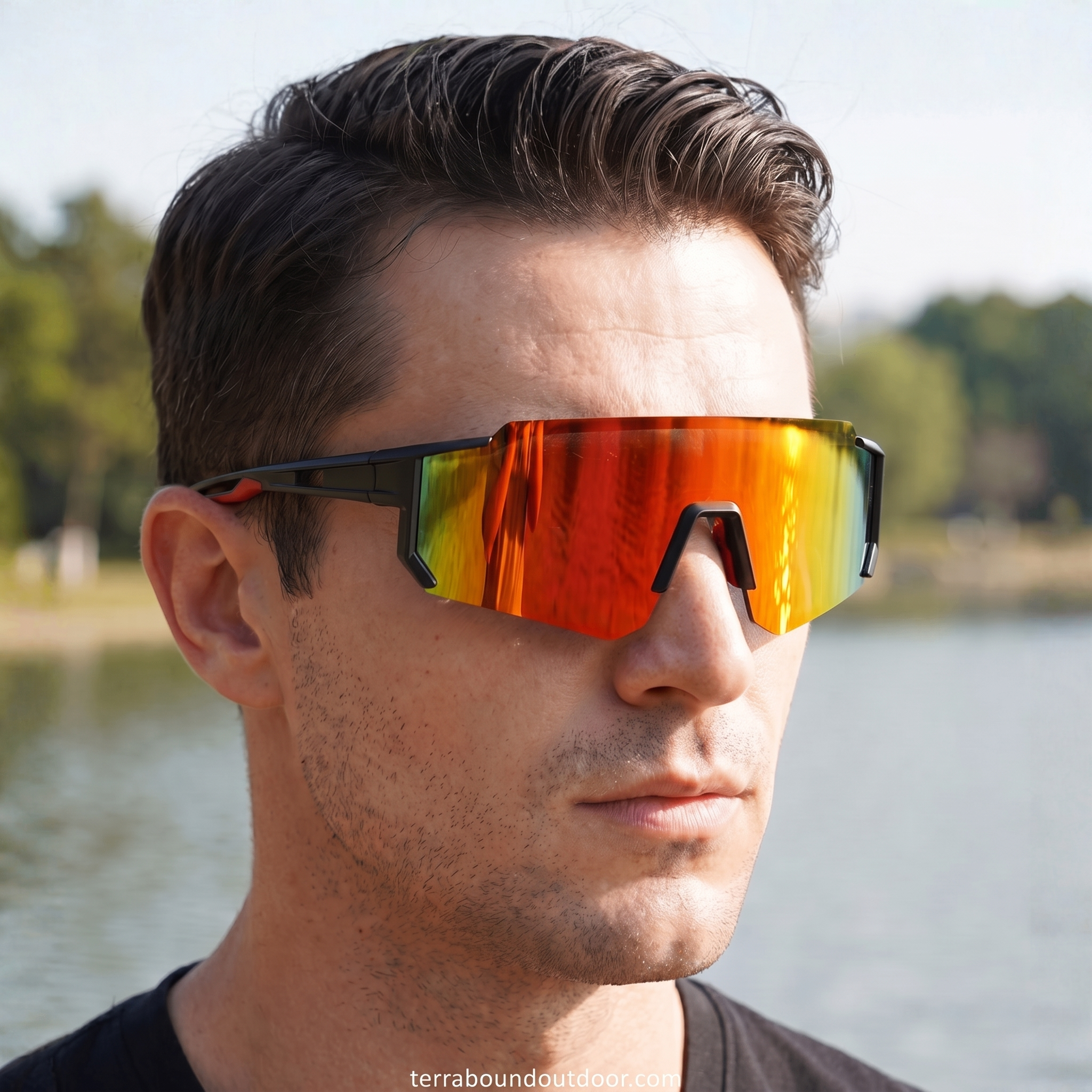 Polarised Fishing Sunglasses – Lightweight Rimless TAC Lenses