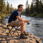 Portable Camping Stool – Lightweight Aluminium Folding Fishing Stool