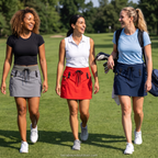 Women's Cargo Skort with Pockets – High-Waist Quick-Dry Skirt