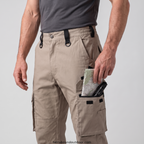 Men's Water-Resistant Cargo Trousers – Multi-Pocket Tactical Pants for Hunting and Fishing
