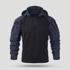 Men's tactical hoodie in Navy Blue, front view