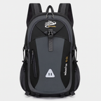 Terrabound 40L hiking rucksack in Black, front three-quarter view
