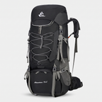 75L hiking rucksack in black