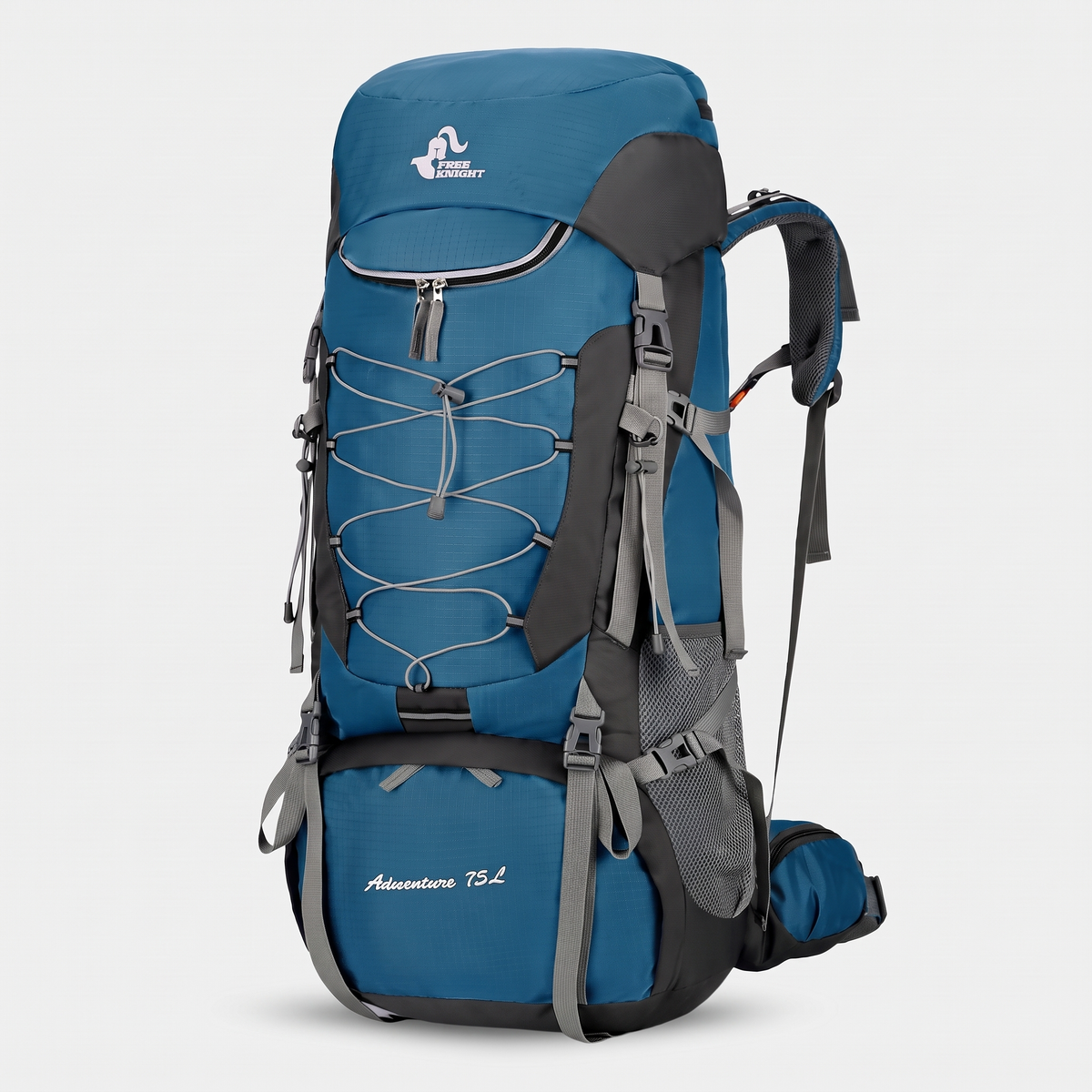 75L hiking rucksack in blue