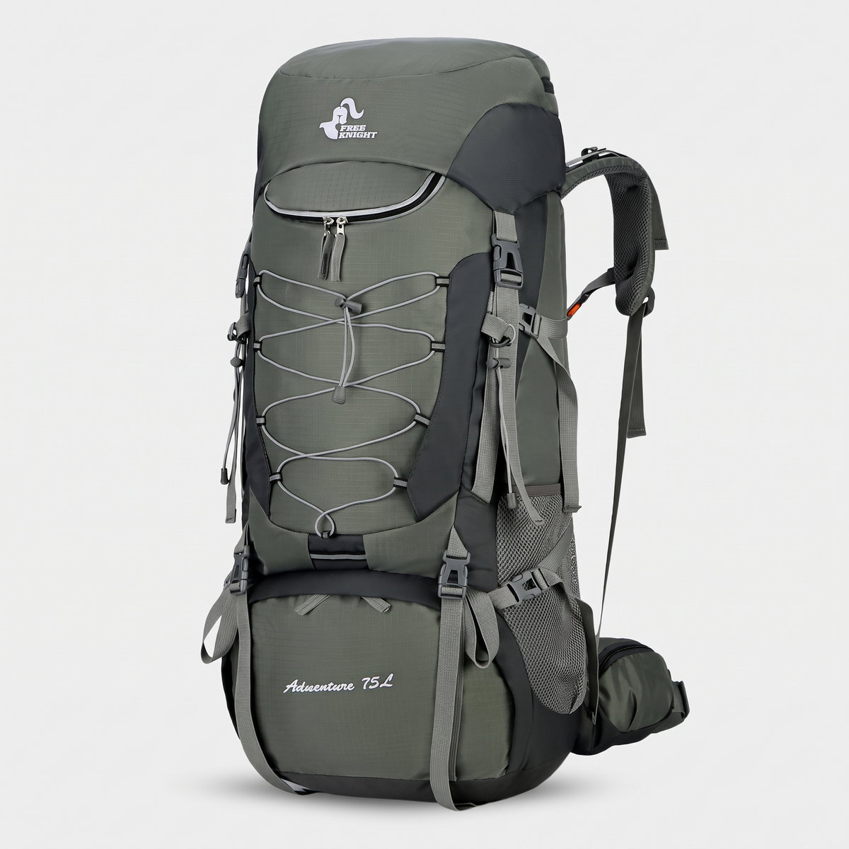 Terrabound 75L hiking rucksack in green