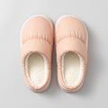 Terrabound quilted house slippers in Pink, front view