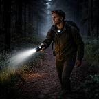 LED Long-Range Zoom Torch – USB Rechargeable Utility Flashlight
