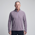 Men's Terrabound half-zip fleece in Light Purple, front view
