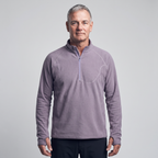 Men's Terrabound half-zip fleece in Light Purple, front view