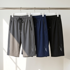 Men's 3/4 shorts in grey navy and black
