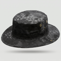 Terrabound men's boonie hat in black python print, studio view