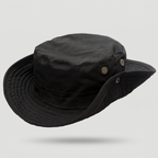 Terrabound men's boonie hat in black, studio view