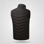 Terrabound men's padded gilet, back view with chevron quilting
