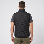 Back view of a man wearing the Terrabound men's padded gilet