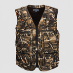 Men’s Camouflage Outdoor Utility Vest – Multi-Pocket Field Vest for Fishing & Hiking