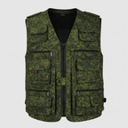 Men’s Camouflage Outdoor Utility Vest – Multi-Pocket Field Vest for Fishing & Hiking