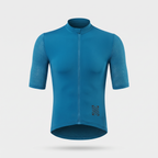 Terrabound Men's Cycling Jersey in Rainbow Blue, front view
