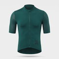Terrabound Men's Cycling Jersey in Dark Green, front view