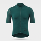 Terrabound Men's Cycling Jersey in Dark Green, front view
