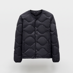 Terrabound Men's Puffer Jacket in Black, product shot front view