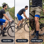 Three ways to ride in the shorts: road miles, gravel days and under baggy mountain bike shorts
