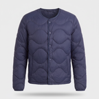 Terrabound Men's Puffer Jacket in Navy, product shot front view
