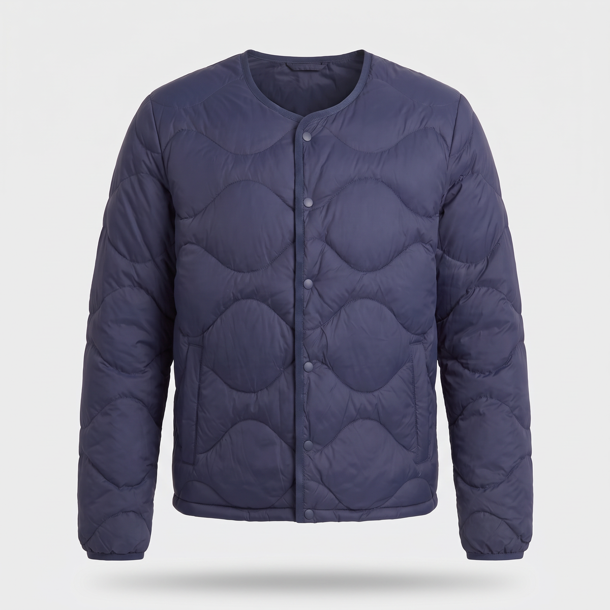 Terrabound Men's Puffer Jacket in Navy, product shot front view
