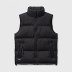 Terrabound men's colour block down gilet in Black, front view