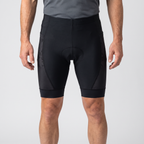 Cycling shorts worn, front view