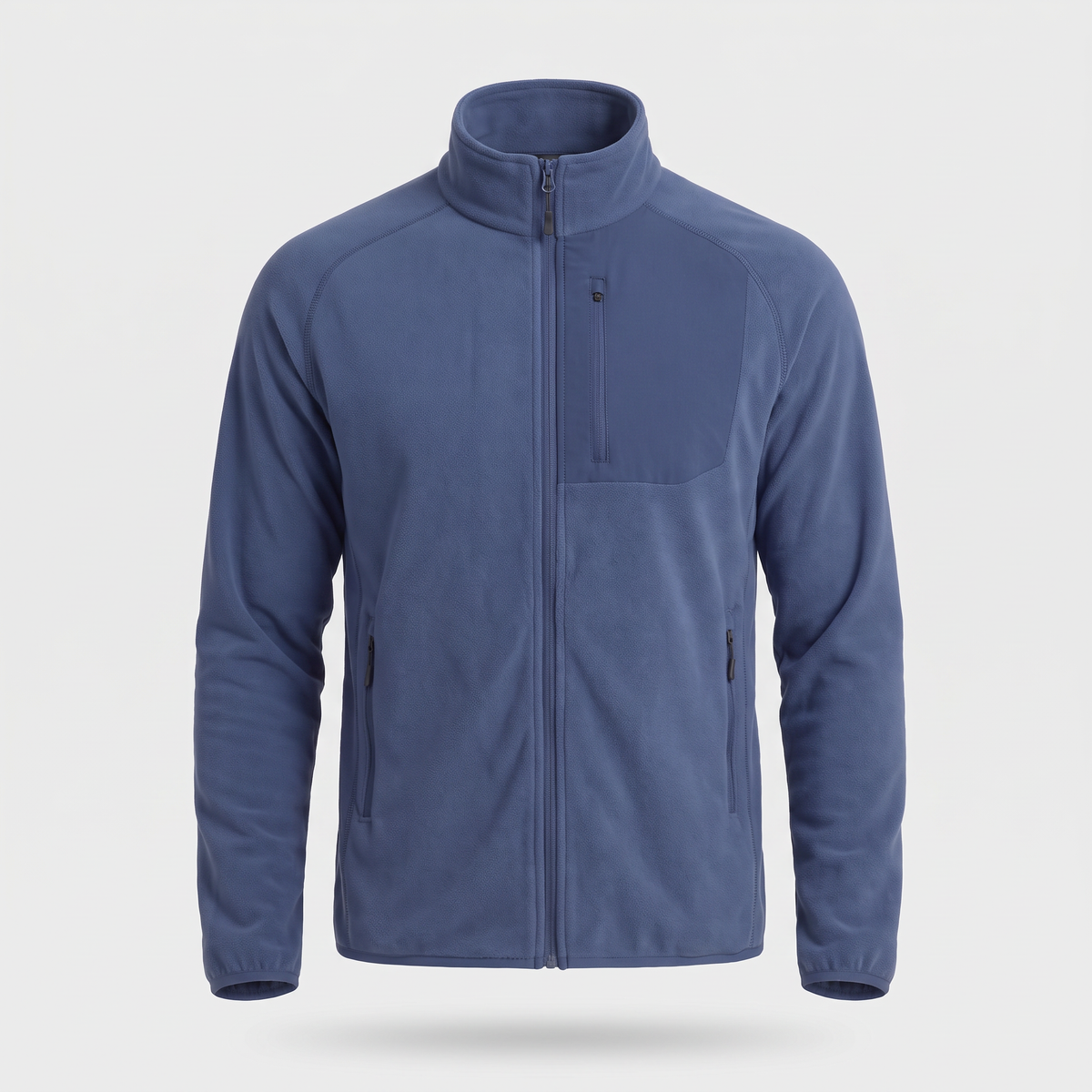 Terrabound Men's Fleece Jacket in Navy, front product shot