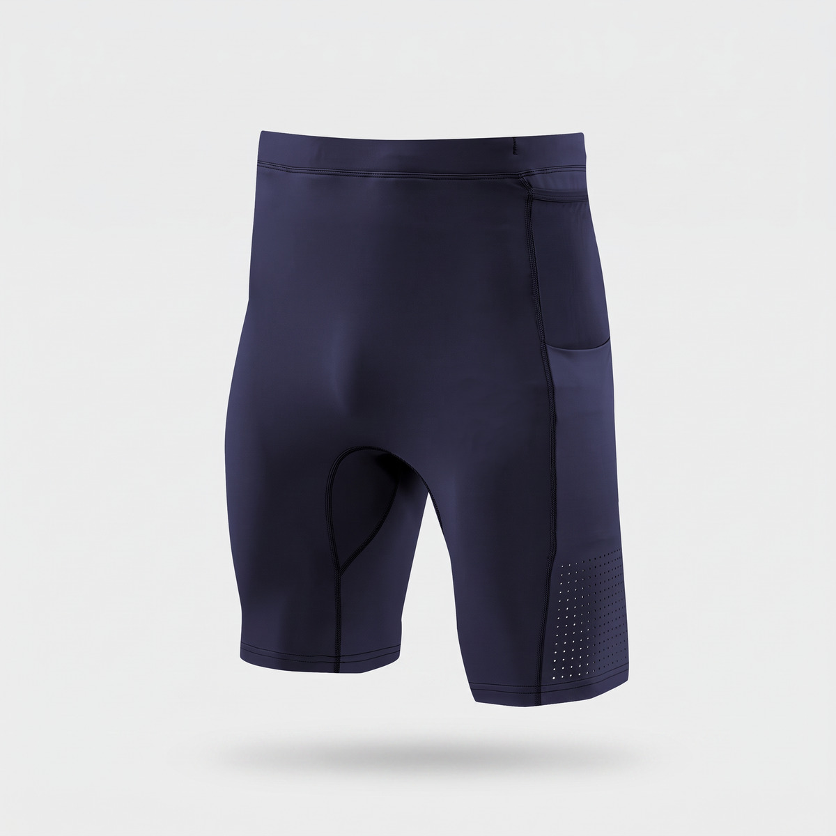 Men's unpadded cycling shorts in Navy, front view