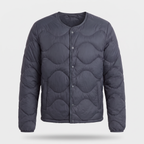 Terrabound Men's Puffer Jacket in Charcoal, product shot front view